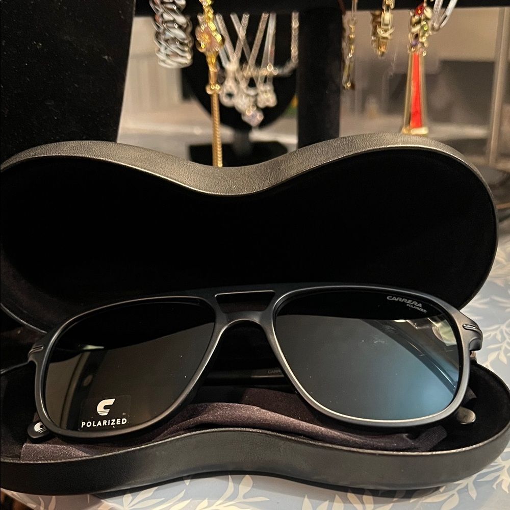 Carrera Black Aviator Sunglasses